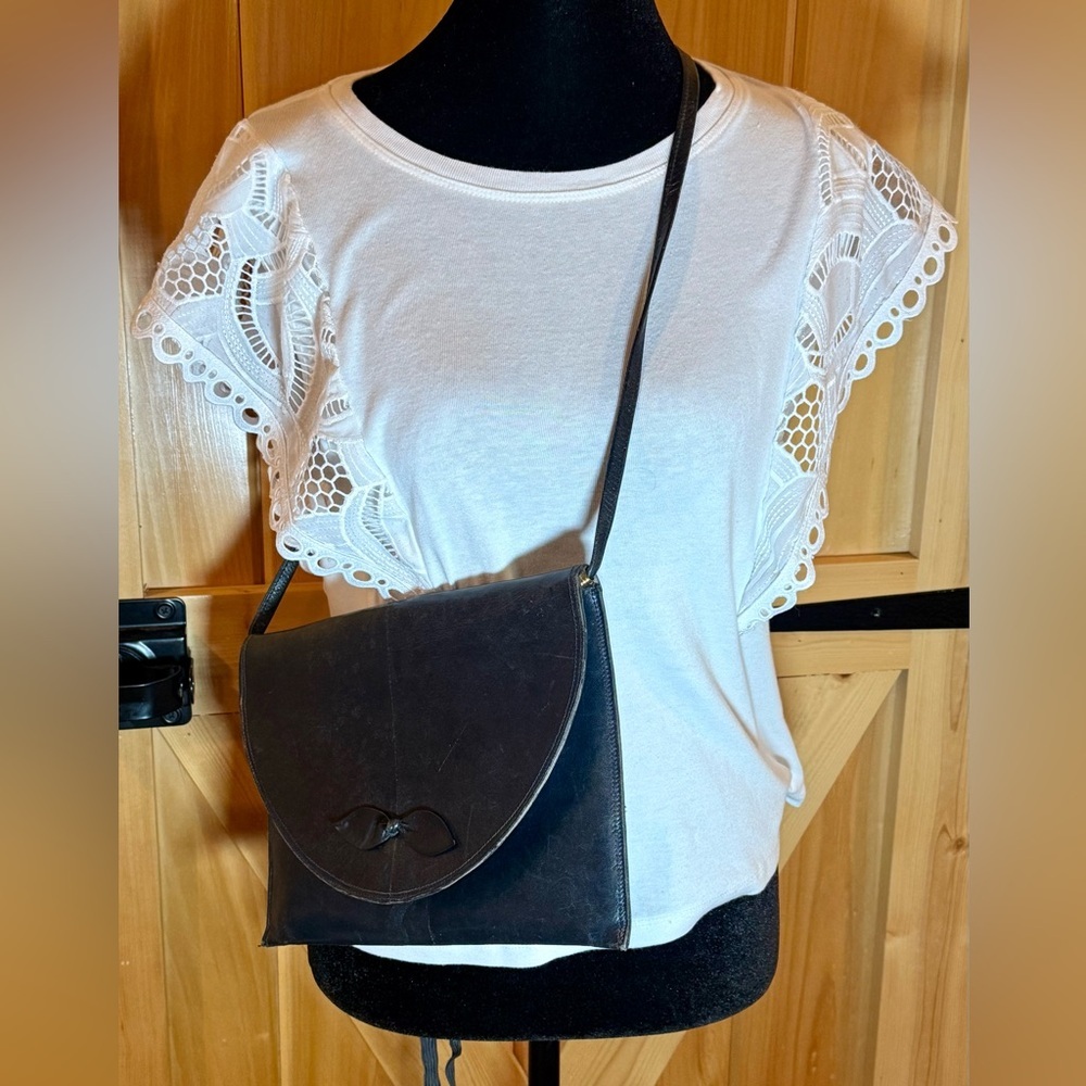 Catherine Malandrino White Flutter Lace Sleeve Blouse, size M - Picture 2 of 7